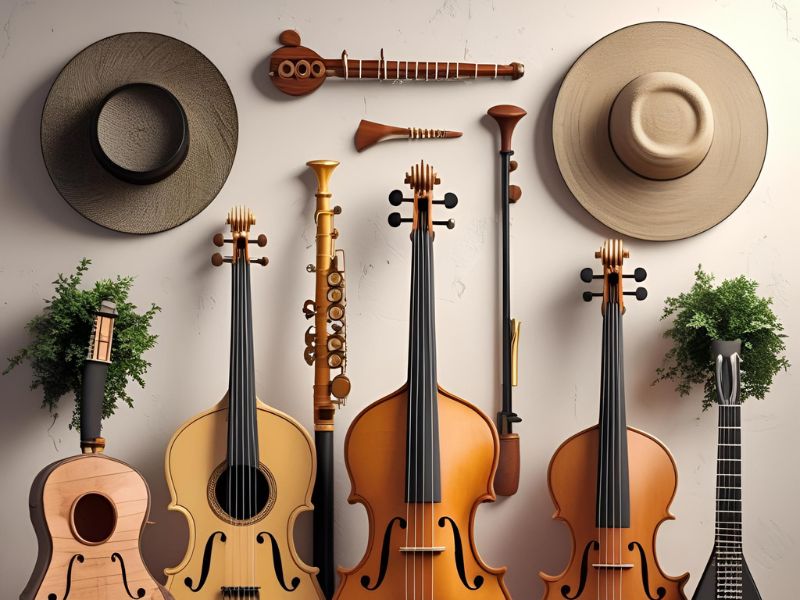 Musical Instruments for Army Marching Band, School Band, Home Decor, and Music Lovers.