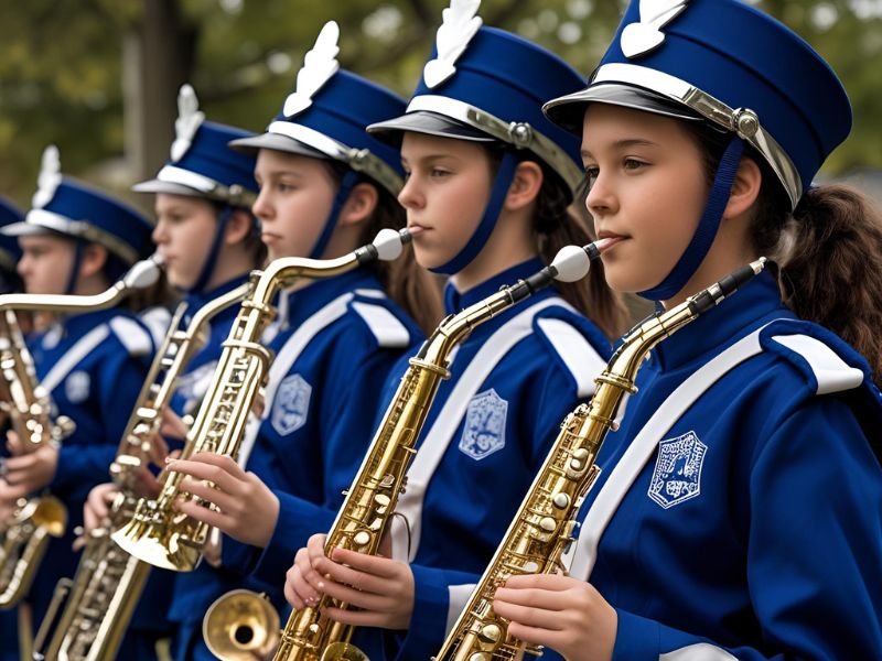 Musical Instruments for Army Marching Band, School Band, Home Decor, and Music Lovers.